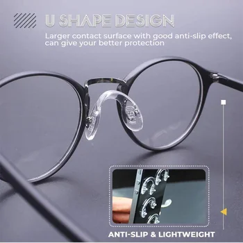 5gab Brilles Deguna Spilventiņi, Silikona Līmi Deguna Spilventiņi neslīdoša Skaidrs, Plānas Nosepads Brilles Brilles Saulesbrilles Dropshipping