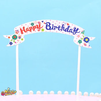 5gab/Daudz laimes Dzimšanas dienā, Kūka Topper Apdare Zīme Dzimšanas dienas Kūka Topper Ielikt Meitene ir Sirēna Varavīksnes Dzimšanas dienas Deserts Dekori