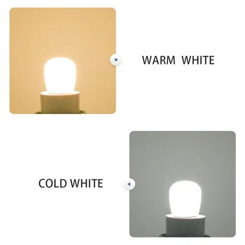 5gab/daudz LED Ledusskapis Spuldzes E14 3W Ledusskapis Kukurūzas spuldzes AC 220V LED Lampa balta/Warm White Aizvietot Halogēna Lustras Gaismas