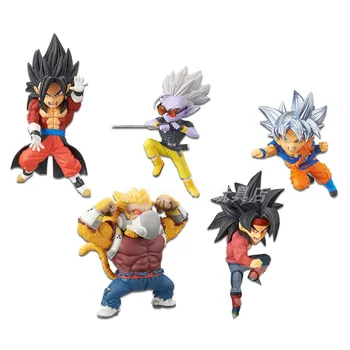 5gab/set Dragon Ball Super Varonis Ultra Instinkts Goku, Vegeta Rīcības Attēls Draogn Bumbu Super Saiyan Figura Modelis Rotaļlietas