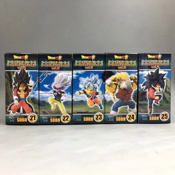 5gab/set Dragon Ball Super Varonis Ultra Instinkts Goku, Vegeta Rīcības Attēls Draogn Bumbu Super Saiyan Figura Modelis Rotaļlietas