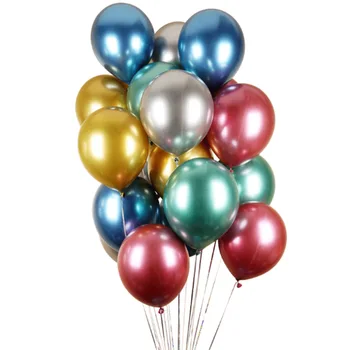 5in/10in/12ar Metāla baloni Dzimšanas dienas svinības apdare ballons Svētku dekorēšana