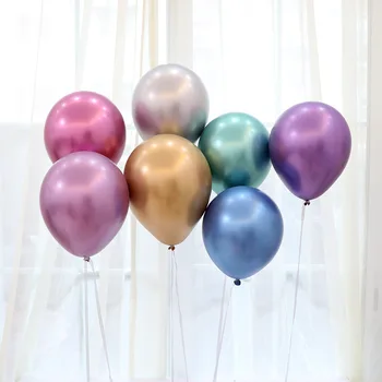 5in/10in/12ar Metāla baloni Dzimšanas dienas svinības apdare ballons Svētku dekorēšana