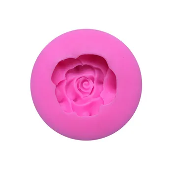 6*1.6 CM DIY Cukura Amatniecības Kūka Vintage Rožu Ziedlapiņu Ziedu Kūka Silikona Veidnē Pomādes Pelējuma Kūka Dekorēšanas Instrumentiem Gumija Ielīmējiet Pelējuma