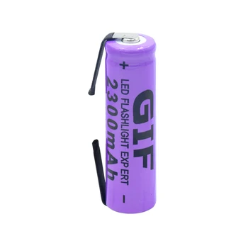 6/8/10 Gab Violeta 14500 Li-ion Baterija Uzlādējams Par Lāpu LED Gaismiņu Rotaļlieta Power Bank 3,7 V 2300mAh Cell Litija Akumulators