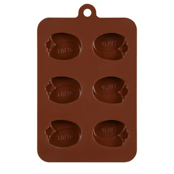 6 Dobumā Tulip Silikona Kūku Veidnē Šokolādes Putas, Želejas Pudiņš saldējuma Deserts Maize, Mīklas izstrādājumi Bakeware Apdares Instrumenti,