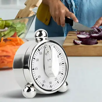 60 Minūtes Virtuvē Mehāniskais Taimeris Gatavošanas Atgādinājums Skaits Nosaka Modinātājs