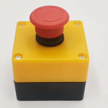 600V/10A Pogu Boxe-stop pogu slēdzis avārijas stop slēdzi 1NO+1NC