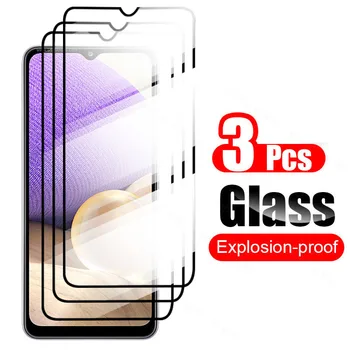 6in1 Rūdīta Stikla Samsung Galaxy A32 5G A52 A72 A51 Kamera Screen Protector for Samsung Note 10 Lite S21 Plus S20FE Stikla