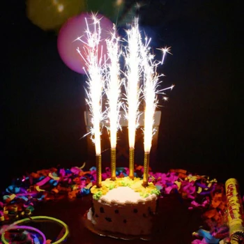 6PCS Radošs Dzimšanas dienas Sveces Pievilcīgu Kūka Apdare Sveci, Dzimšanas dienas Svecīti Golden Cake Decoration Svece Kāzu Puse