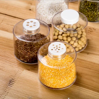 6Pcs/Set Spice Jar Pipari Kratītāju Lodziņā Spice Tornis Herb & Spice Instrumenti Pārredzamu Garšvielas Kannas Virtuves Garšvielu Plaukts Pudelēm