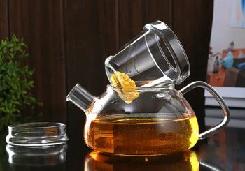 700ml Roku darbs karstumizturīga Borsilikāta Stikla Bieza Tea Pot, Filtru Ķīniešu KungFu Tēja Tējkanna kausa Pēcpusdienas Tēja Piederumu