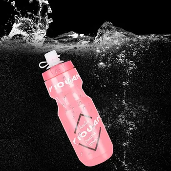 710ml hermētiskam Riteņbraukšana Ūdens Pudeli Squeezable Ar Izsmidzināts Ūdens Tūrisma Pārgājieni Sporta Velosipēdu Tējkanna
