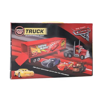 7PCS/Komplekts Disney Pixar Auto 3 Zibens McQueen Jackson Vētra Mack Tēvocis Truck 1:55 Lējumiem Metāla Auto Modelis Rotaļlieta Puika Ziemassvētku Dāvanu