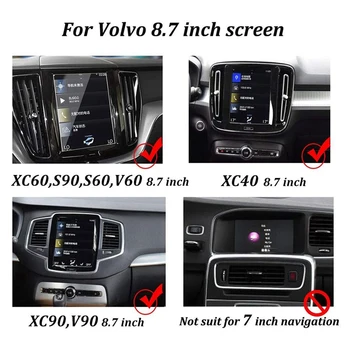 8.7 Collu Auto Centrs GPS Navigācijas Sn Aizsargs Rūdīts Stikls Filmu Volvo XC60 XC90 S90-2018