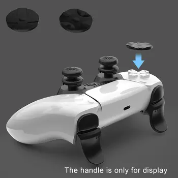 8 in1 Īkšķi Stick Grip Taustiņš Caps Kursorsviru Vāks PS5 L2 R2 Izraisīt Extender D-pad Taustiņu Klp Playstation 5 Gamepad
