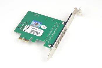 8 Port USB 2.0 PCI-Express X1 Karti (6 Ārējie Porti un 2 Iekšējās 9 Pin Ostas)