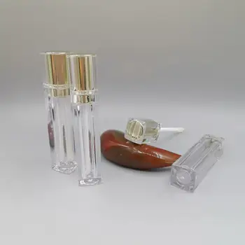 8ML Augstas Klases Rose Gold Lūpu Spīdums Pudeles,Plastmasas Tukši Kosmētikas Eļļa, kas Uzpildāmas Caurules, Šķidrā Lūpu krāsa, Uzglabāšanas Pudele