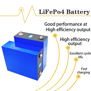 8PCS 3.2 V 310Ah lifepo4 baterijas DIY 12V 24V 310000mAh Uzlādējamo akumulatoru Elektriskajiem auto RV Saules Enerģijas uzglabāšanas sistēmas