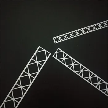 8pcs/daudz Vilcienu Smilšu Tabula Skatuves Tilta Tērauda Rāmju Kopņu Modelis Materiāls Ho Mēroga Vilcienu Izkārtojums
