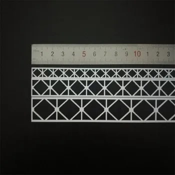 8pcs/daudz Vilcienu smilšu tabula skatuves tilta tērauda rāmju kopņu modelis materiāls ho mēroga vilcienu izkārtojums