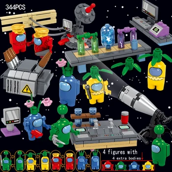 8Pcs/Set Starp Asv Kosmosa Svešu Skaitļi Peluche Spēles Modeli, Celtniecības Bloki Komplekts Ķieģeļi Klasisko Bērnu Rotaļlietu Bērniem Ziemassvētku Dāvanu