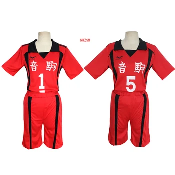 9 Stili Haikyuu Cosplay Kostīmu Karasuno Vidusskolas Volejbola Klubs Hinata Shyouyou Sporta Svīteri Vienotu