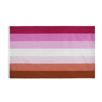 90*150cm Lūpu Lesbiešu Praidu LGBT Varavīksnes Karogu, Apdares B12