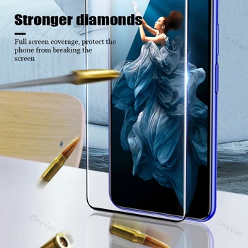 9D Pārklājums Ekrāna Aizsargs, Lai Huawei Nova 4E 4 3E 3 2 Lite Plus Grūti Rūdīta Stikla Huawei Baudīt 7S 8 9 10 Plus