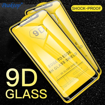 9D Rūdīts Stikls par par Xiaomi Redmi 7 8 6 K20 Pro Iet 6.A 7.A 8.A Piezīme 6 7 8 Pro Screen Protector Drošības Aizsardzības Stiklu Plēves