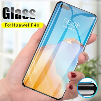 9H HD Rūdīta Stikla Huawei P40 Lite E 5G P30 Lite Nova 4e Pilnībā Segtu Ekrāna Aizsargs, sprādziendrošas Mobilo Tālruni, stikls