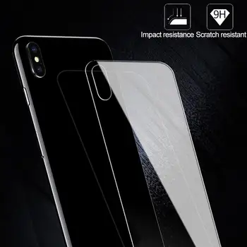 9H rūdīts stikls atpakaļ ekrāna aizsargs iPhone11 pro max 7/8plus XR XS MAX aizsardzības rūdīts stikls atpakaļ filmu