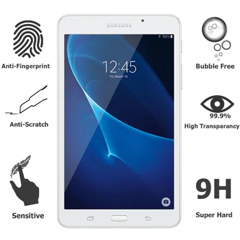 9H Rūdīts Stikls Priekš Samsung Galaxy Tab 10.1 Ekrāna Aizsargs T580 T585 sprādziendrošas LCD Pilnībā Segtu Rūdīts Stikls