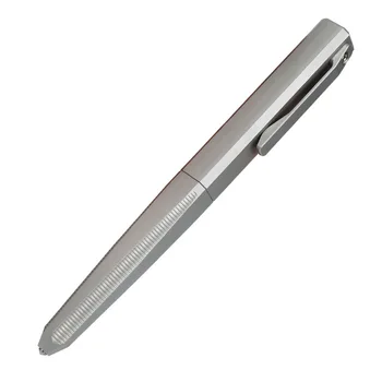 A223 TC4 Titāna sakausējuma taktiskās pildspalvu Volframa tērauda galvas šķelto loga, lai izdzīvotu Zīme gēla pildspalva Portatīvo āra piederumi