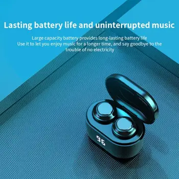 A6 TWS Bluetooth 5.0 Austiņas Trokšņa Slāpēšanas fone Austiņas Ar Mic Handsfree Earbuds par Xiaomi Redmi Airdots Bezvadu Austiņu
