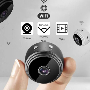 A9 1080P IP Mini Kameras Bezvadu Wifi Drošības Tālvadības Uzraudzības Nakts Videokamera Kustības Mobilo Atklāšanas Cam Portatīvo