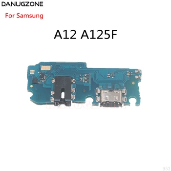AAA Kvalitātes USB Uzlādes Doks Ostā Ligzda Jack Plug Connector Maksas Valdes Flex Kabelis Samsung Galaxy A12 A125F