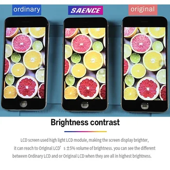 AAA+++LCD Displejs Priekš iPhone 6 7 8 6S Plus X XS XR XSMAX Touch Ekrānu Nomaiņa Nav Mirušo Pikseļu+Rūdīts Stikls+Tools+TPU Kvalitāti