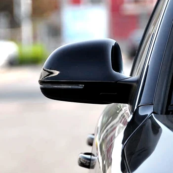 ABS Oglekļa šķiedras stils add-on tipa automašīnas sānu durvīm spoguļi segtu auto atpakaļskata spogulī, vāciņi Audi A4 A5 B8 A3 8P A6 C6 Q3