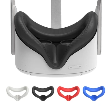 Acu Maska Vāks Oculus Quest 2 VR Brilles Silikona Anti-sviedri Anti-noplūde Gaismas Pretbloķēšanas Acu aizsegs Spilventiņu Oculus Quest 2