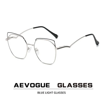 AEVOGUE Jaunu Anti-Zilās Brilles Unisex Datoru Spogulis Metāla Retro Brilles Rāmis Modes Brilles AE1016