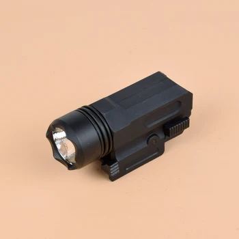 Airsoft Mini Pistole Gaismas QD Ātri Atraut Handgun Lukturīti LED Ieroci Taktiskais Lukturītis, lai 20mm Dzelzceļa Vērsis G2C Glock 17 19 18C