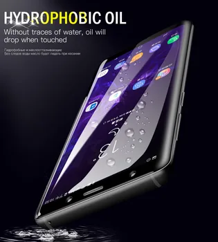Aizsardzības Pilnībā Segtu Uz Samsung Galaxy S10 S8 S9 Plus S10e Hidrogelu Filmu Ekrāna Aizsargs, Nav Rūdīta Stikla