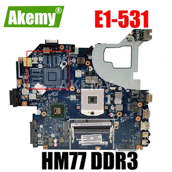 Akemy Q5WVH LA-7912P Mainboard Par Acer E1-531 E1-571G V3-571G V3-571 Portatīvo datoru mātesplati NBY1111001 NB.Y1111.001 HM77 DDR3