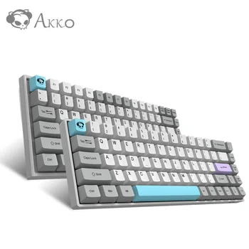 AKKO 3068 klusums Bluetooth5.0 Wireles Spēļu Tastatūra ar 68 Atslēgas PBT Dators Gamer, Tipa-C Ostas Mehāniskās klaviatūras