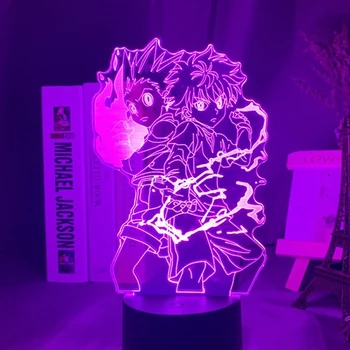 Akrila Galda Lampa LED Nakts Apgaismojums, Anime Uzbrukumu Titan Istabas Dekori Gaismas Vēsā Kazlēnu Bērnu Dāvanu Kapteinis Levi Ackerman Nakts Gaisma