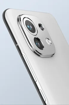 Alumīnija Sakausējuma Metāla Objektīva Vāciņu, Lai Xiaomi Mi 11 Pilnīgu Līme Segtu Aizsardzības Kameras Stikla Objektīvs Xiaomi Mi 11 Mi11