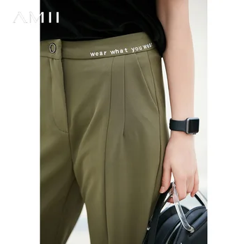 Amii Minimālisms Vasaras Modes Bikses Sievietēm Streetwear Vēstuli Izšuvumi Taisni Sieviešu Bikses Streetwear Bikses 11721958