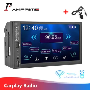 AMPrime 2din Carplay Radio Auto Multimedia Player 7