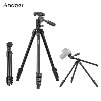 Andoer Video Statīva Horizontāli Mount lieljaudas Kameras Statīvs spoguļkameras Videokameras Mini Projektors Canon Nikon Sony